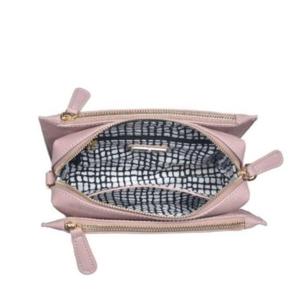 Urban Expressions Rayna Snake Vegan Leather Crossbody Bag - Picture 3 of 3